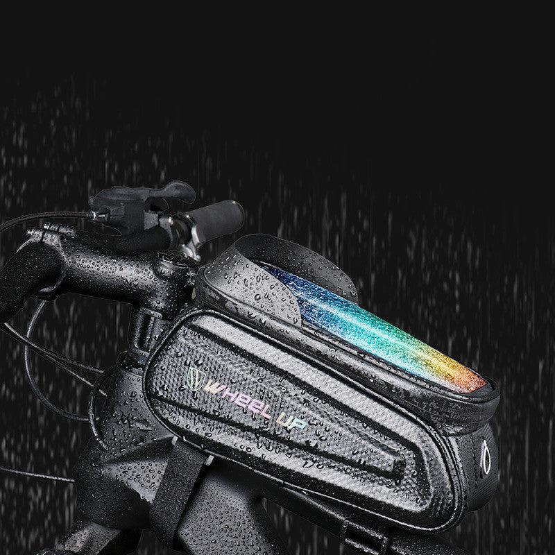 WHEEL UP Hard Shell Bicycle Bag Front Beam Bag Mountain Bike Mobile Phone Touch Screen Upper Tube Bag Saddle Bag Riding Equipment