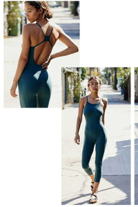 Yoga Jumpsuit Women Sport Suit Female Gym Fitness Clothes Tight Breathable Sportswear Women Yoga Set
