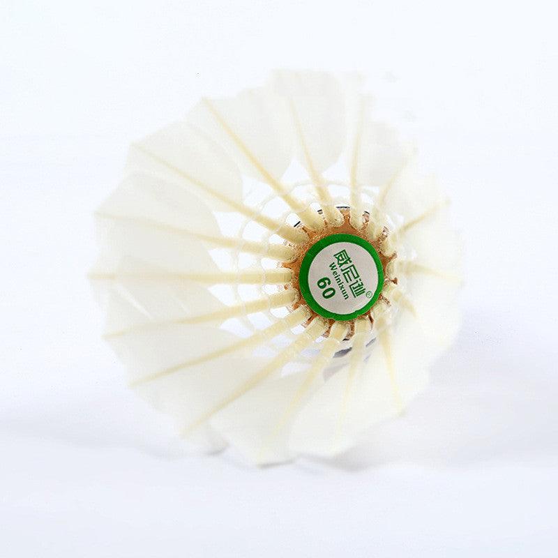 Goose Feather Badminton Resistant 12 Pack Training