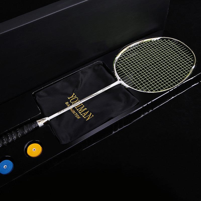 Badminton Racket Genuine Full Carbon Offensive  Light