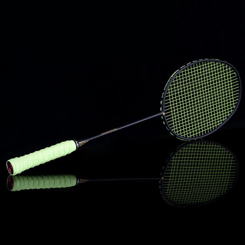 Full Carbon Badminton Racket Single Shot Attack Training