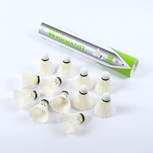 Goose Feather Badminton Resistant 12 Pack Training
